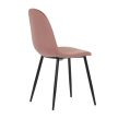 Scaun de dining catifea roz. CT-971 PINK4