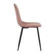 Scaun de dining catifea roz. CT-971 PINK4