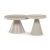 Masă de cafea 69×69×44 cm, metal, culoare cașmir. CT-F4112 CSM