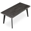 Masă de cafea 120×60 cm, MDF, stejar gri. CT‑F4412 Grey