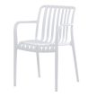 Scaun de grădină din plastic alb. CT-X7029 WT