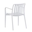 Scaun de grădină din plastic alb. CT-X7029 WT
