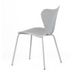 Scaun de dining din plastic gri. CT-X7034 GREY