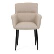Scaun de dining din material textil bej. DCH-J2159 CRM2