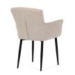 Scaun de dining din material textil bej. DCH-J2159 CRM2