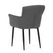 Scaun de dining stofă gri. DCH-J2159 GREY2