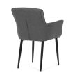 Scaun de dining stofă gri. DCH-J2159 GREY2