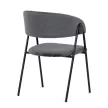 Scaun de dining catifea gri DCL-X7130 GREY2