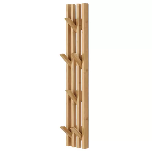 Cuier de perete, bambus, natur, DR-B025 NAT