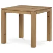 Masă de sufragerie din stejar masiv 80×80 cm. DS-F080 DUB