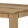 Masă de sufragerie din stejar masiv 80×80 cm. DS-F080 DUB