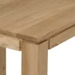 Masă de sufragerie din stejar masiv 80×80 cm. DS-F080 DUB