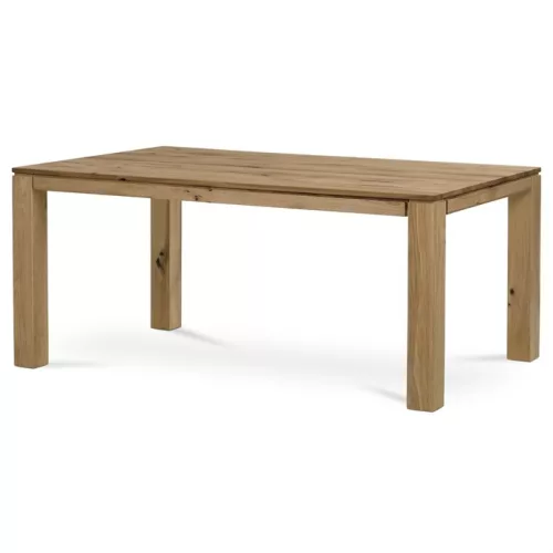 Masă de dining 180×90 cm, stejar masiv, picioare 8x8 cm