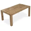 Masă de sufragerie din stejar masiv 200×100 cm. DS-F200 DUB