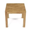 Masă de sufragerie din stejar masiv 80×80 cm. DS-H080 DUB