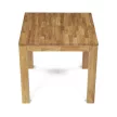 Masă de sufragerie din stejar masiv 80×80 cm. DS-H080 DUB
