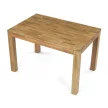 Masă de sufragerie din stejar masiv 120×80 cm. DS-H120 DUB