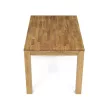 Masă de sufragerie din stejar masiv 120×80 cm. DS-H120 DUB