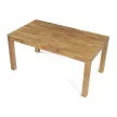 Masă de sufragerie din stejar masiv 160×90 cm. DS-H160 DUB
