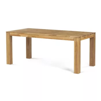 Masă de sufragerie din stejar masiv 180×90 cm. DS-H180 DUB