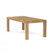 Masă de dining din stejar masiv 200x100 cm, DS-H200 DUB