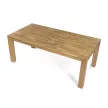 Masă de dining din stejar masiv 200x100 cm, DS-H200 DUB