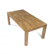 Masă de dining din stejar masiv 200x100 cm, DS-H200 DUB