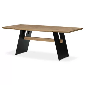   Masă de sufragerie din stejar masiv 200×100 cm. DS-M200 DUB
