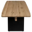 Masă de sufragerie din stejar masiv 200×100 cm. DS-M200 DUB
