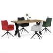 Masă de sufragerie din stejar masiv 160×90 cm. DS-X160 DUB