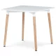 Masă de dining 80×80 cm, MDF, albă. DT-303 WT