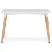 Masă de dining 120×80 cm, MDF, albă. DT-304 WT
