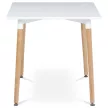 Masă de dining 120×80 cm, MDF, albă. DT-304 WT