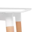 Masă de dining 120×80 cm, MDF, albă. DT-304 WT