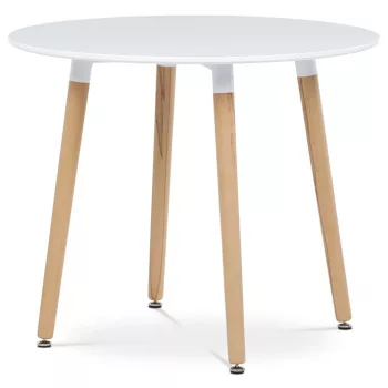 Masă de dining 90×90 cm, MDF, albă. DT-306 WT