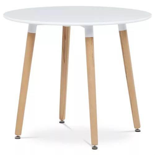 Masă de dining 90×90 cm, MDF, albă. DT-306 WT