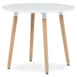 Masă de dining 90×90 cm, MDF, albă. DT-306 WT