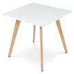 Masă de dining 80×80 cm, MDF, albă. DT-312 WT