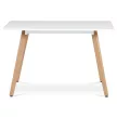 Masă de dining 120×80 cm, MDF, albă. DT-313 WT