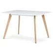 Masă de dining 120×80 cm, MDF, albă. DT-313 WT
