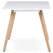 Masă de dining 120×80 cm, MDF, albă. DT-313 WT