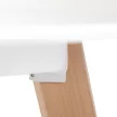 Masă de dining 120×80 cm, MDF, albă. DT-313 WT