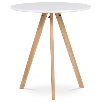 Masă de dining MDF albă 70×70 cm. DT-320 WT