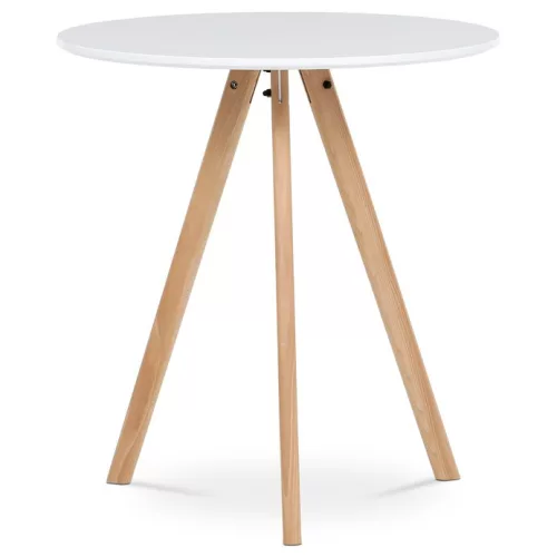 Masă de dining MDF albă 70×70 cm. DT-320 WT