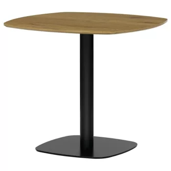 Masă de dining 80×80 cm, MDF, stejar. DT-X7117 OAK