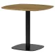 Masă de dining 80×80 cm, MDF, stejar. DT-X7117 OAK
