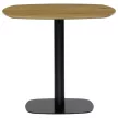 Masă de dining 80×80 cm, MDF, stejar. DT-X7117 OAK