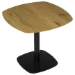 Masă de dining 80×80 cm, MDF, stejar. DT-X7117 OAK