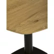 Masă de dining 80×80 cm, MDF, stejar. DT-X7117 OAK