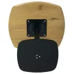 Masă de dining 80×80 cm, MDF, stejar. DT-X7117 OAK